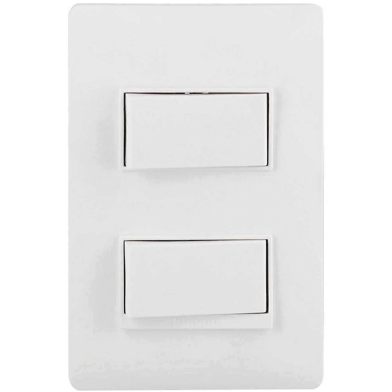 INTERRUPTOR DOBLE BLANCO
